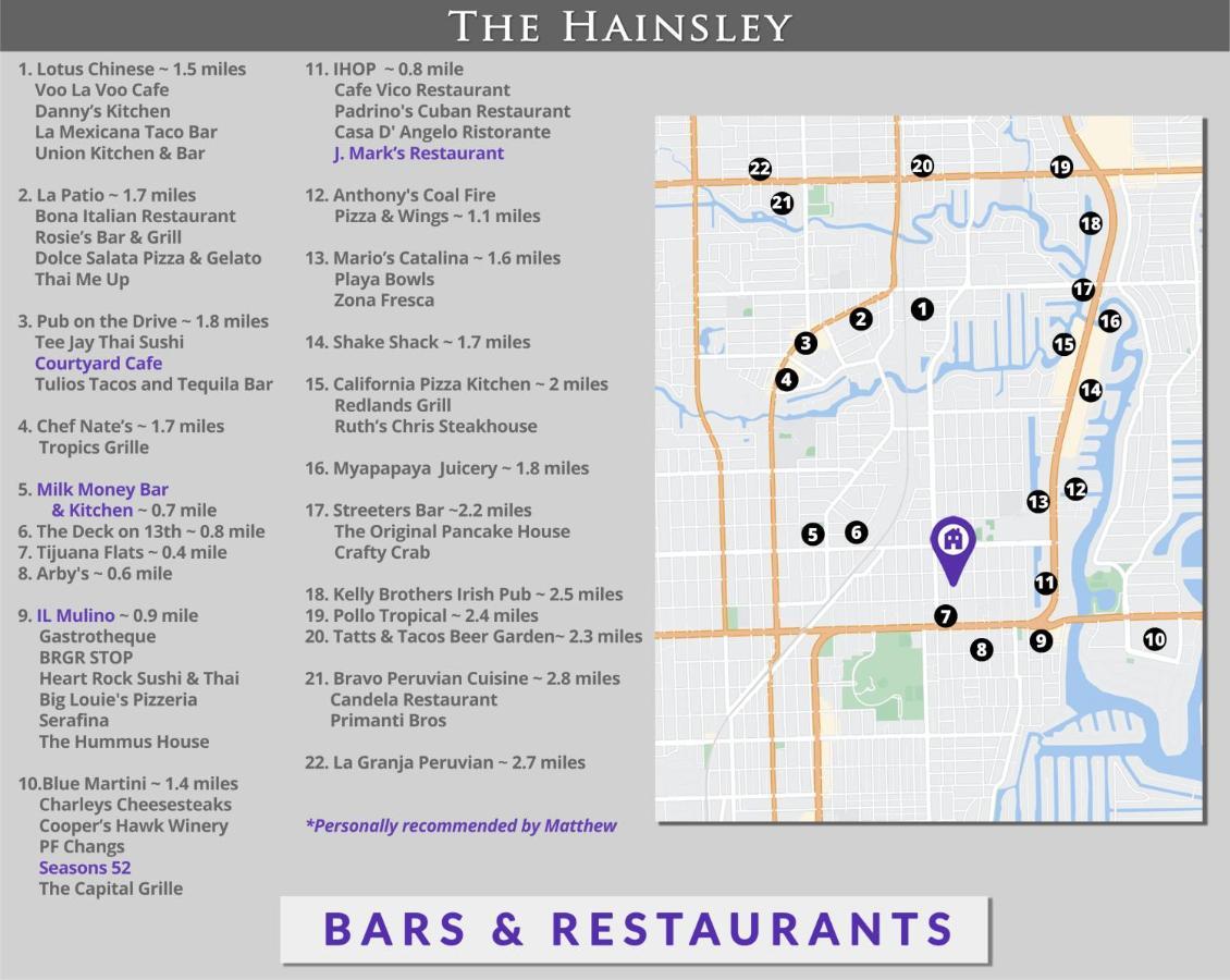 Hainsley Apartments At 1136 Fort Lauderdale Exterior foto